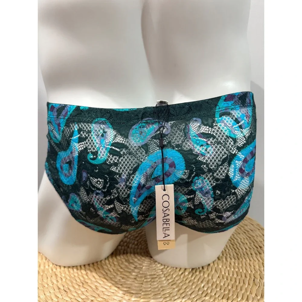 Cosabella Never Say Never Comfort Micro Brief Congo Paisley Lace Men's‎ Size S